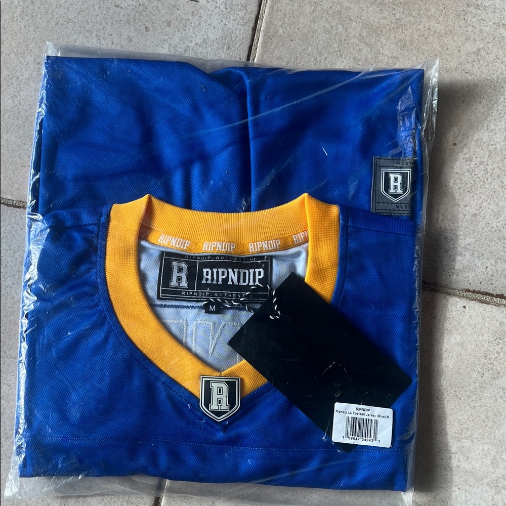 Ripndip LA Blue Jersey with Yellow Trim